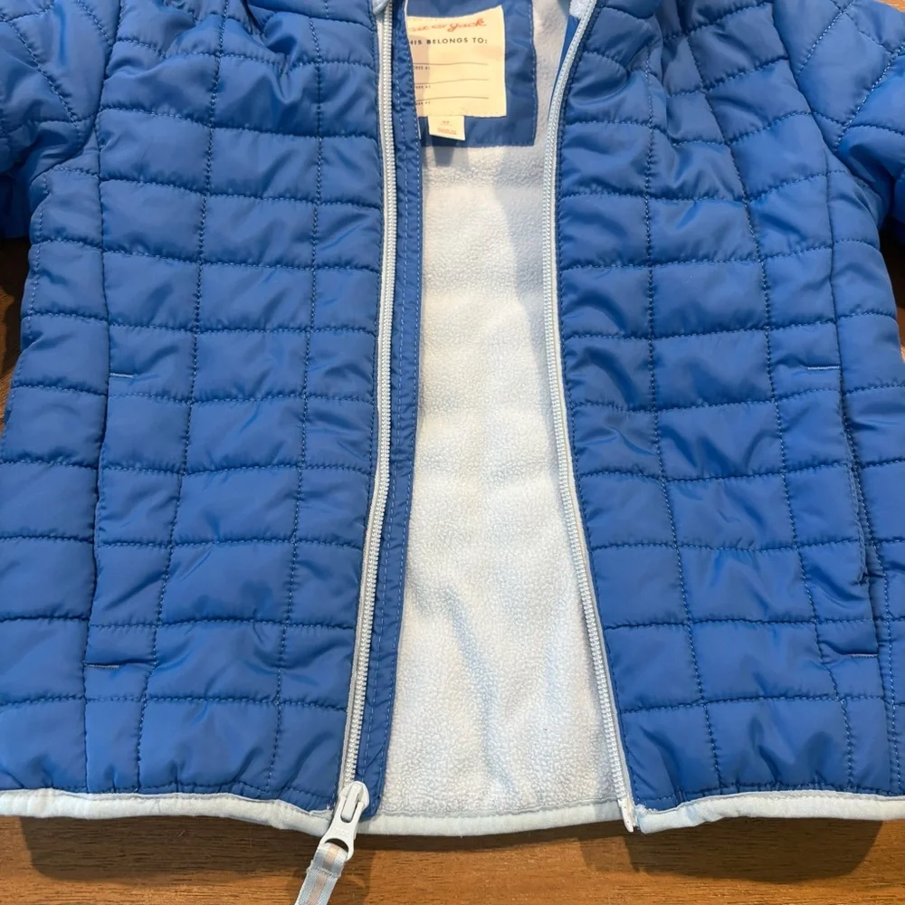 Cat & Jack Blue Quilted Kids Jacket Size 4T